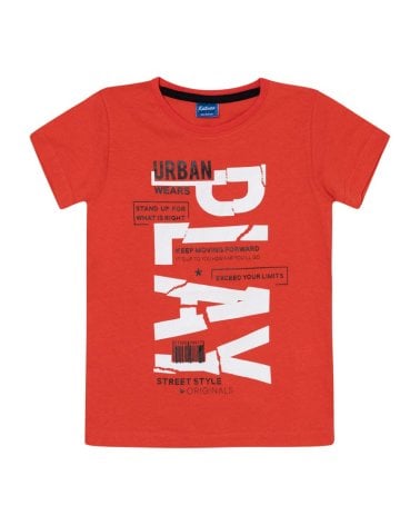 Camiseta Manga Corta 'Urban Play' Katuco Rojo